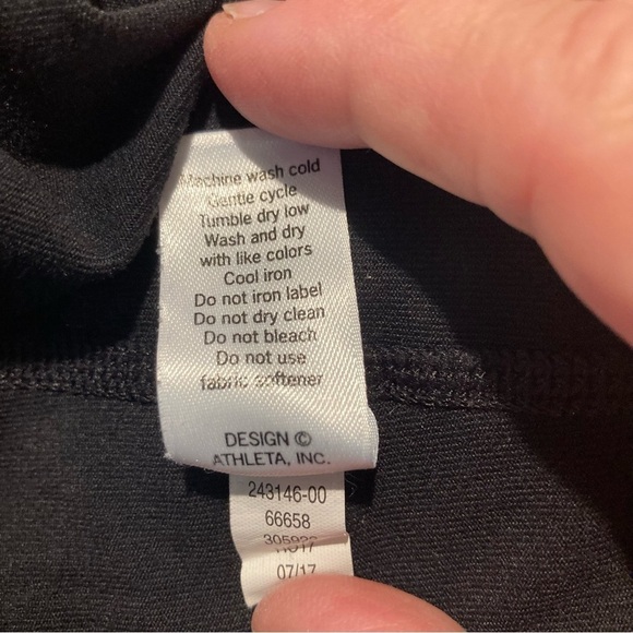 ATHLETA Sz XL High Comfort Waist Ankle Length Medium  Compression Leggings - Picture 7 of 9